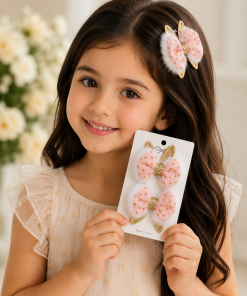 Alternative view of Kids cute hair pins random colors 1 Pair