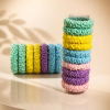 Premium Soft Terry Scrunchies pair