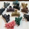 Elegant  Matte Hair Claw Clip