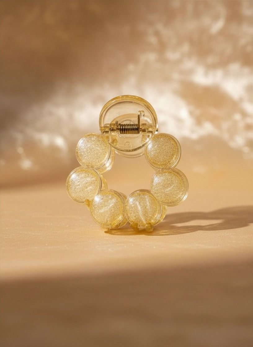 Amber Glow Marble Hair Claw Clip each - Image 11