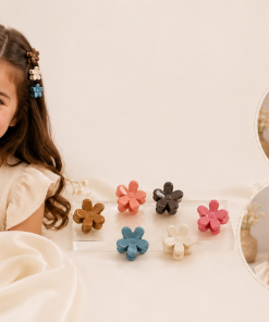 Elegant Floral Hair Claw Clip pack of 6